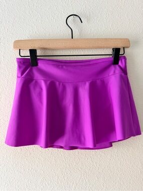 Lands’ End Girls Purple Swim Skirt Skort